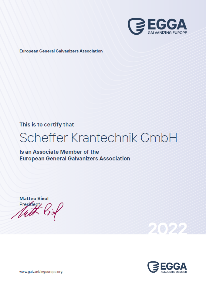 EGGA Certificat Scheffer